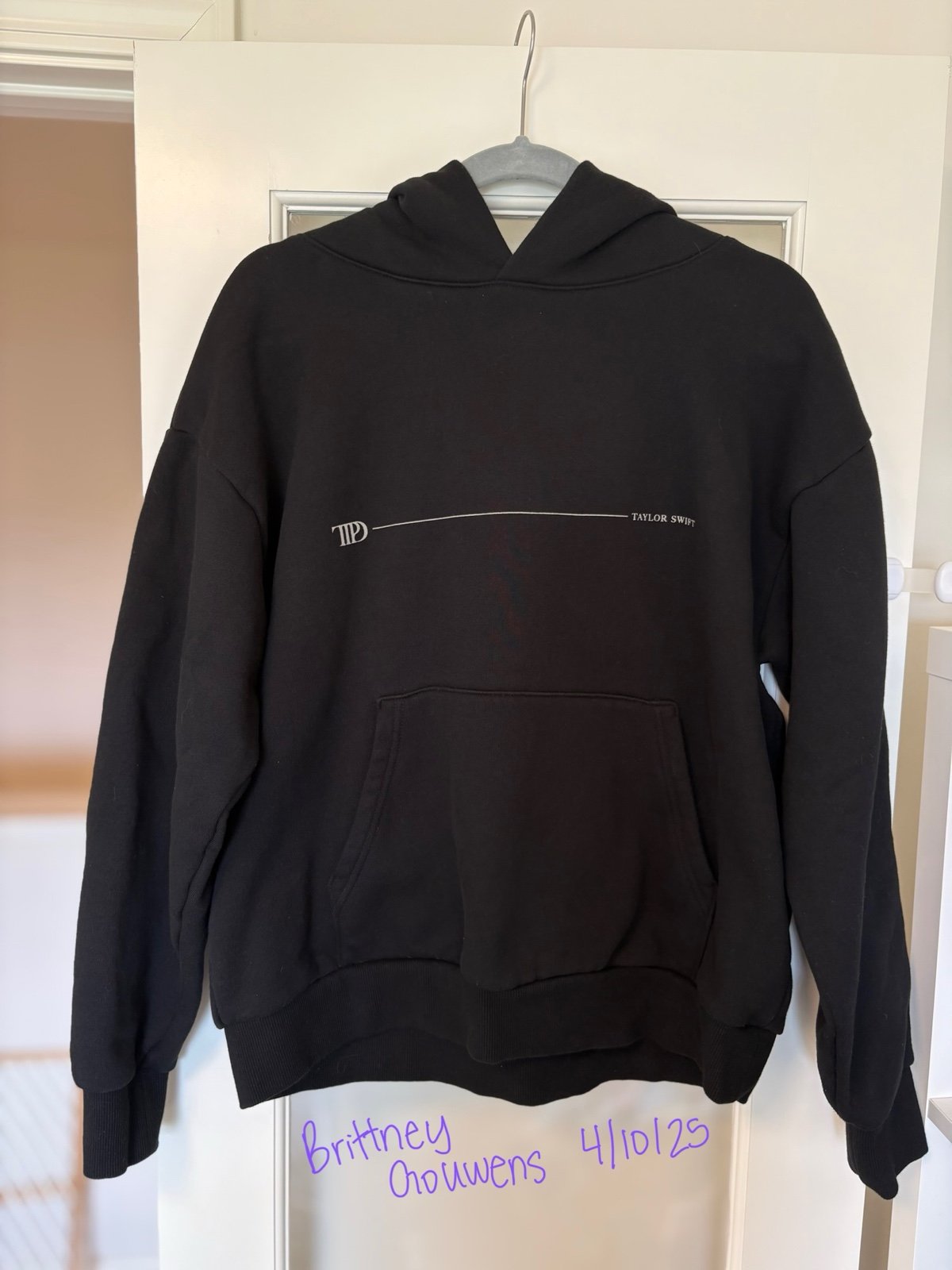 TTPD Spotify Black Dog Hoodie