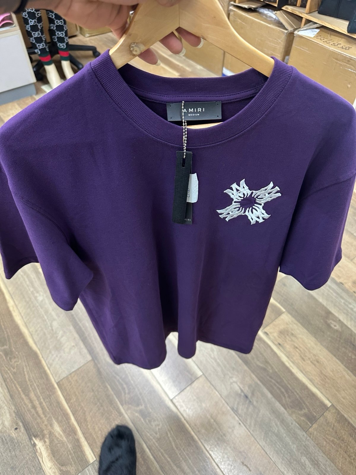 Purple amirrri tshirt