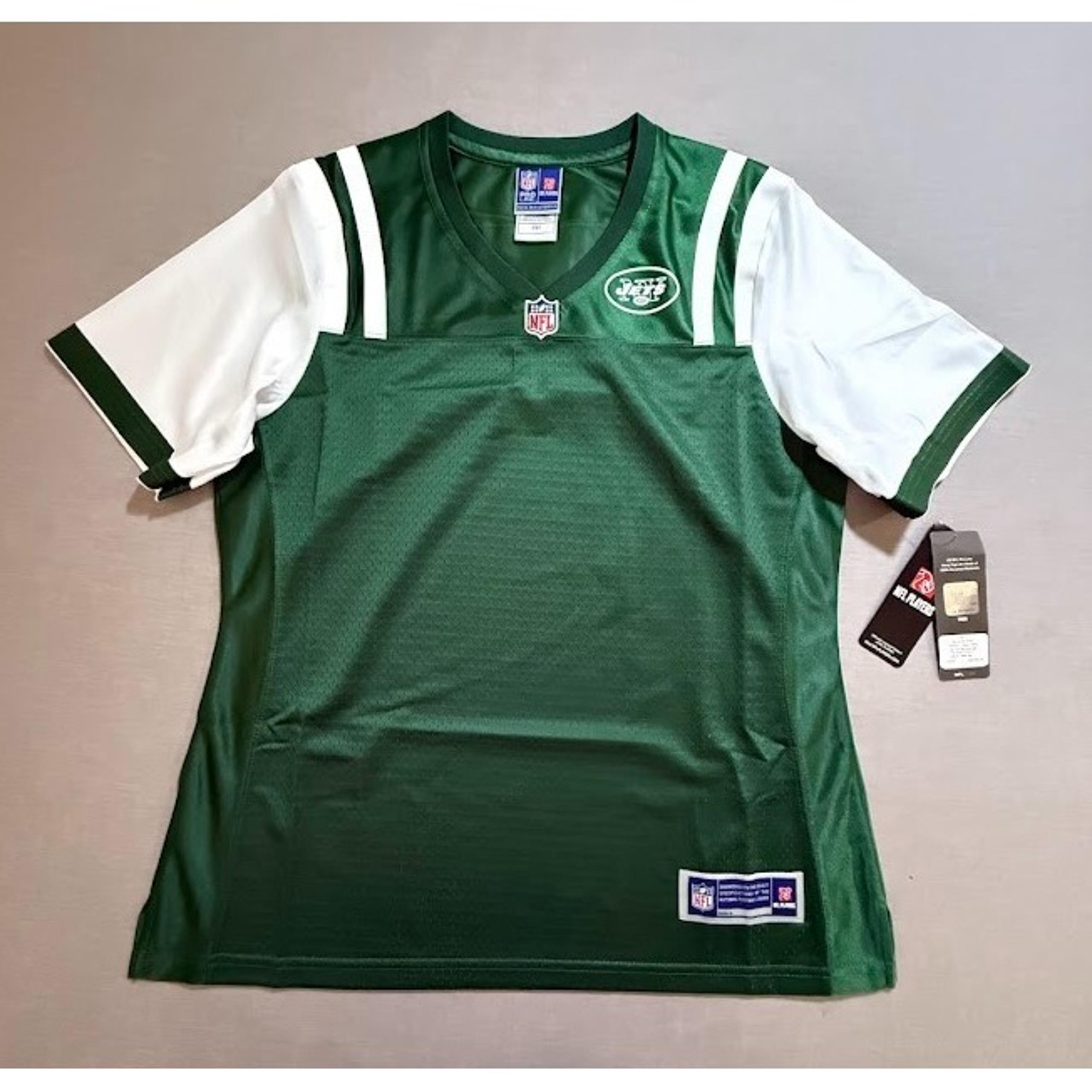 New York Jets NFL Jersey Womens Medium Green Pullover Short Sleeve. - Pro Line