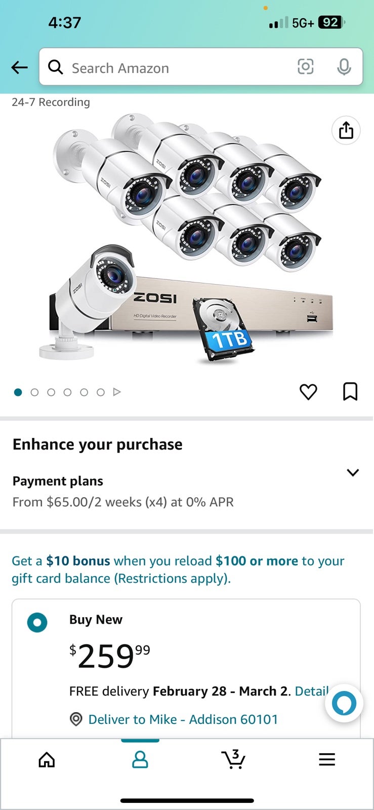 Home camera
