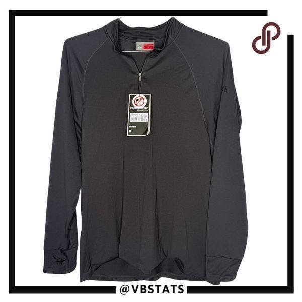 Craghoppers Men's Nosilife Nelson Long Sleeve Half Zip Top Black Pepper XL NWT