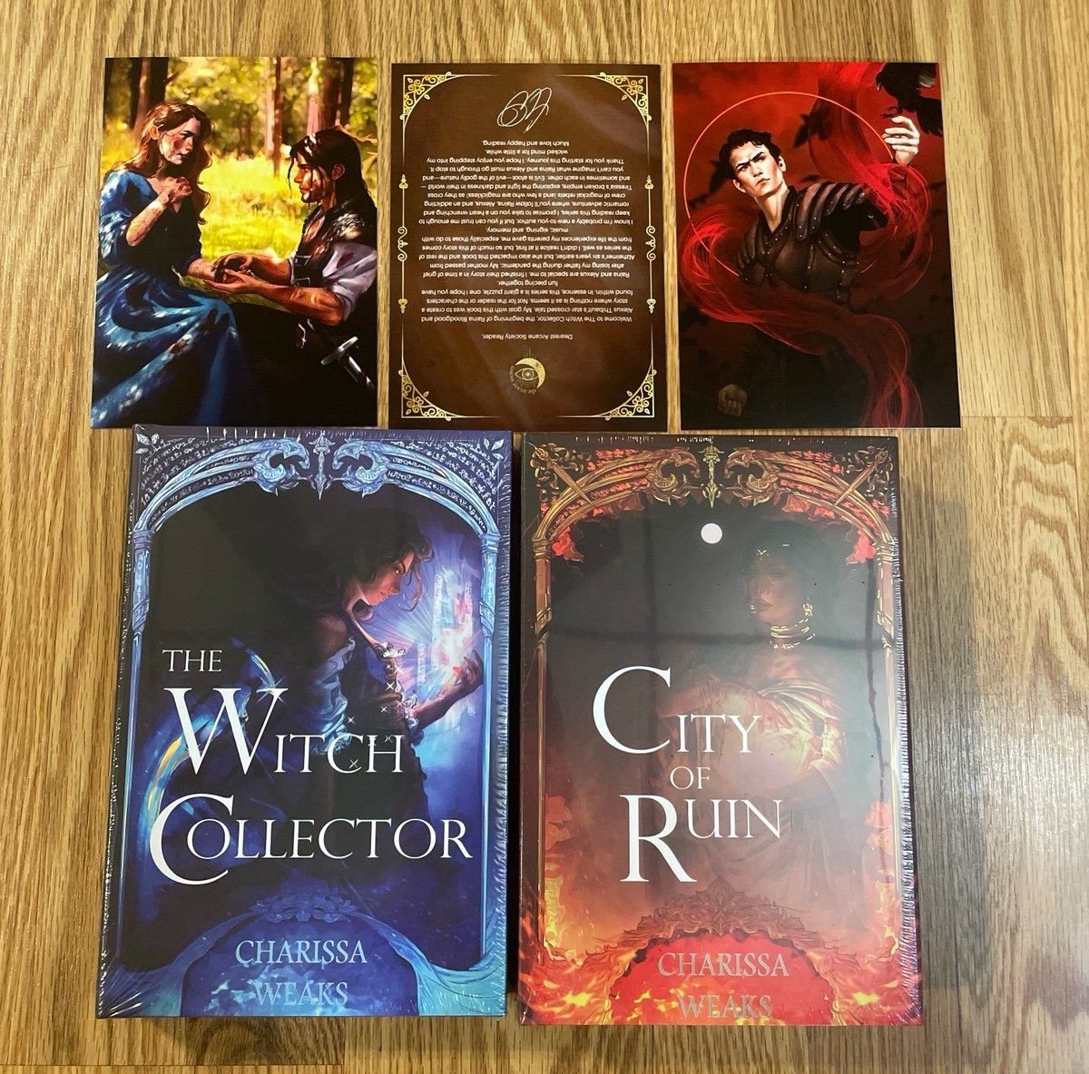 Arcane Society Exclusive Editions of The Witch Collector by Charissa Weaks