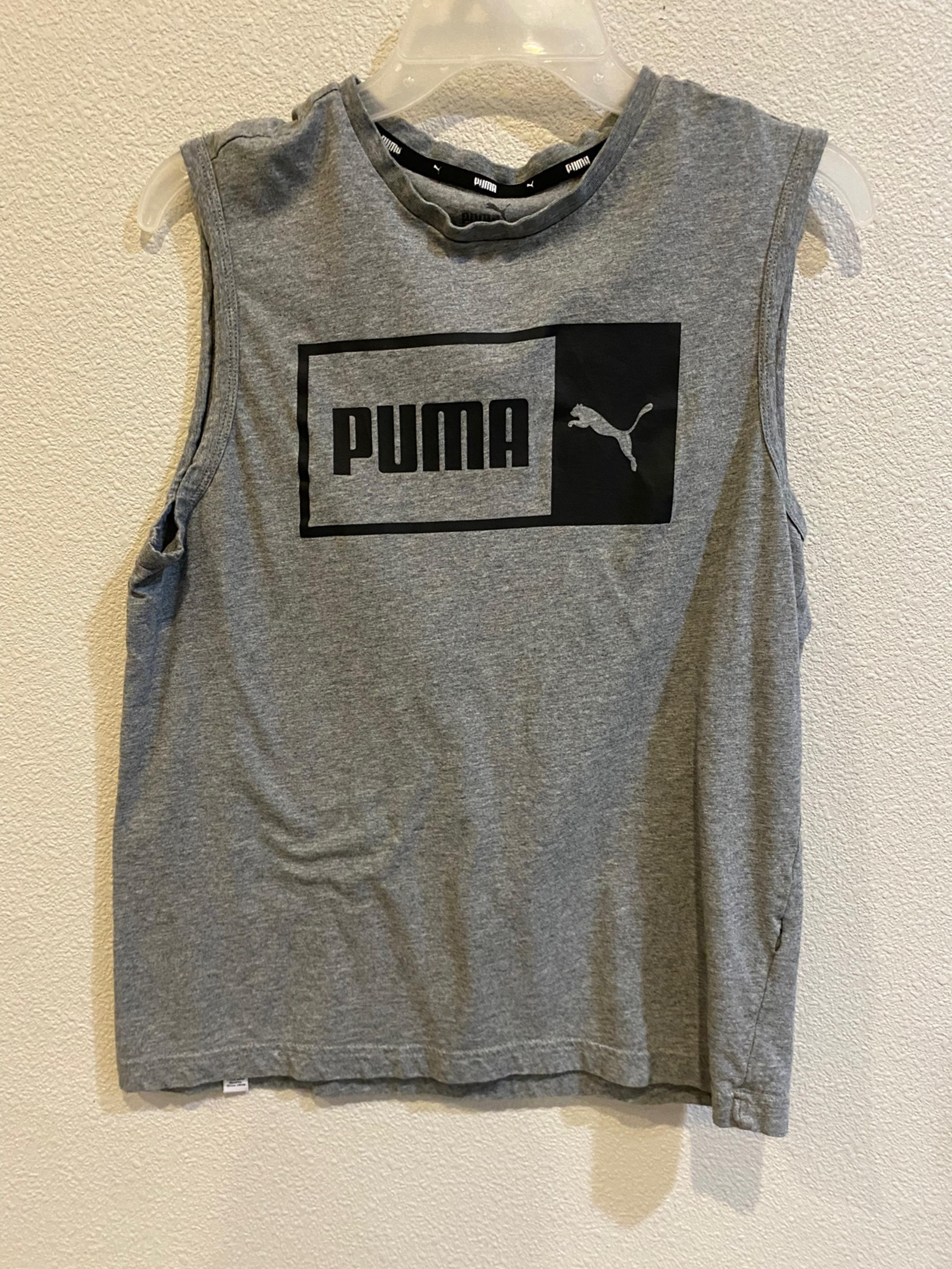 Mens tank top adult gray shirt small - PUMA