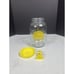 VTG Anchor Hocking Sun Tea Gallon Glass Jar 70's Jug Dispenser Yellow Sunburst