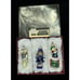Brand New Hallmark Crown Reflections Childhood Treasures Set 3 Glass Ornaments