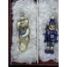 Brand New Hallmark Crown Reflections Childhood Treasures Set 3 Glass Ornaments