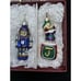 Brand New Hallmark Crown Reflections Childhood Treasures Set 3 Glass Ornaments