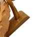 Vintage Unique Collapsible Wooden Accordion Folding Fruit Basket Wood Trivet