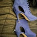 Heels open toe zip up heel