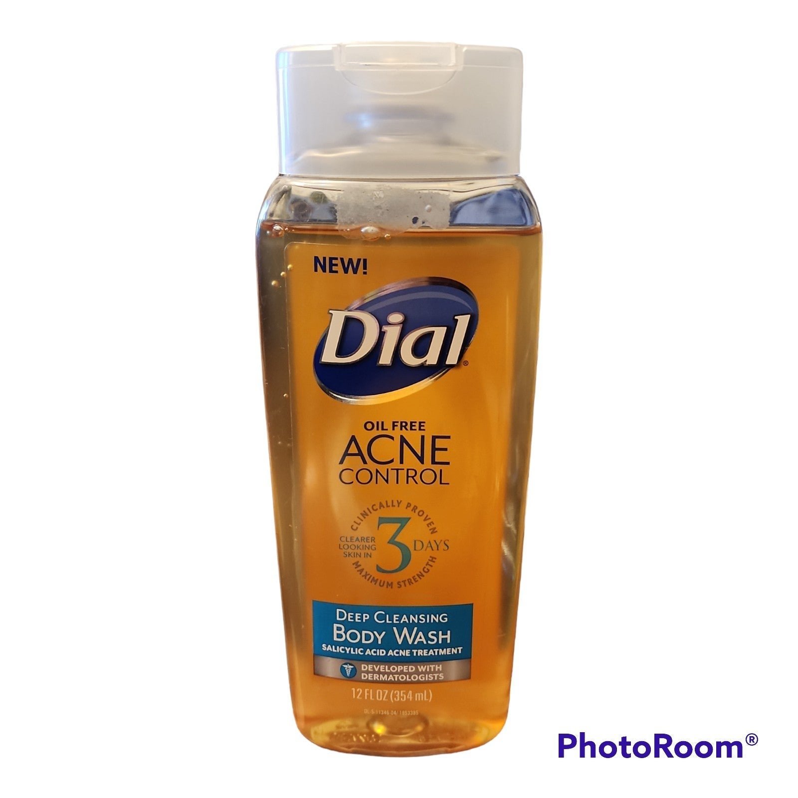 Dial Oil Free ACNE CONTROL 2% Salicylic Acid Body Wash 12oz DISCONTINUED NEW HTF