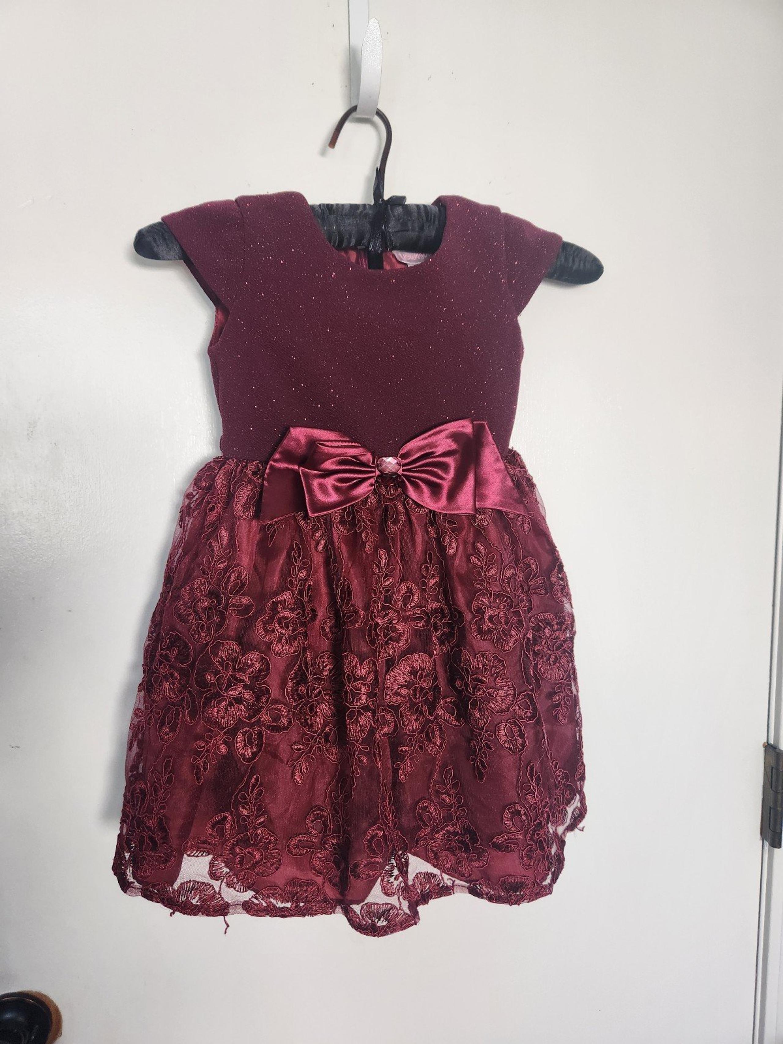 Girls Youngland Glittery Lace Dress size 4