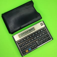 Vintage Hewlett Packard HP 12C Financial 10-Digit LCD Calculator Brazil 1991