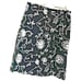 Neiman Marcus Appliqued Scroll Skirt 10 Lined USA Made Brown White Cotton Blend