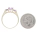 Yellow Gold Amethyst Ring - 14k Rectangle & Square 3.30ctw V2971