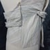 Women's Zara Tan & White Striped Halter Backless V Neck Sleeveless Beige Top