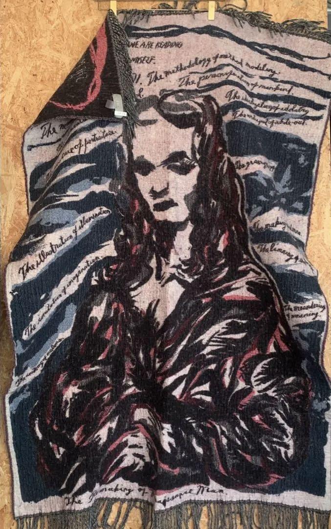 DIOR Petit Bon Monna Lisa 19AW Tapestry Blanket Large Size