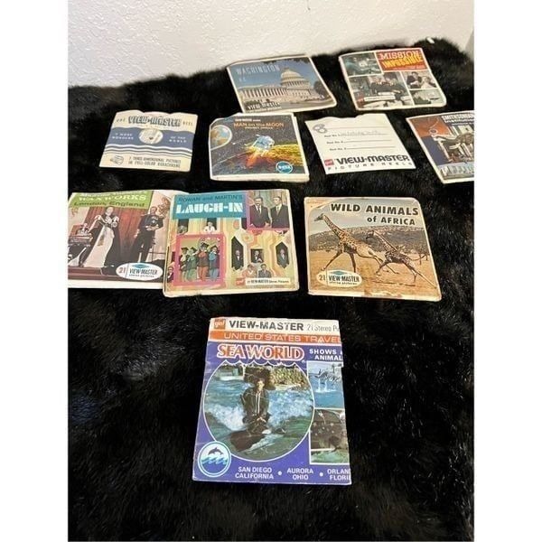 Lot of Vintage View-Master Reels monkeys , laugh in