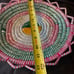 Hand made basket tray with date palm leaves for décor kitchen dining table usage