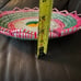 Hand made basket tray with date palm leaves for décor kitchen dining table usage