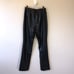 Good American Good 90's Faux Leather Trousers Black Drawstring Size 3 NWT's