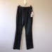 Good American Good 90's Faux Leather Trousers Black Drawstring Size 3 NWT's