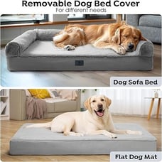 Washable XL Dog Bed for Extra Large Sized Dogs-2 in 1 Dog Couch Bed NEW