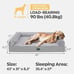 Washable XL Dog Bed for Extra Large Sized Dogs-2 in 1 Dog Couch Bed NEW