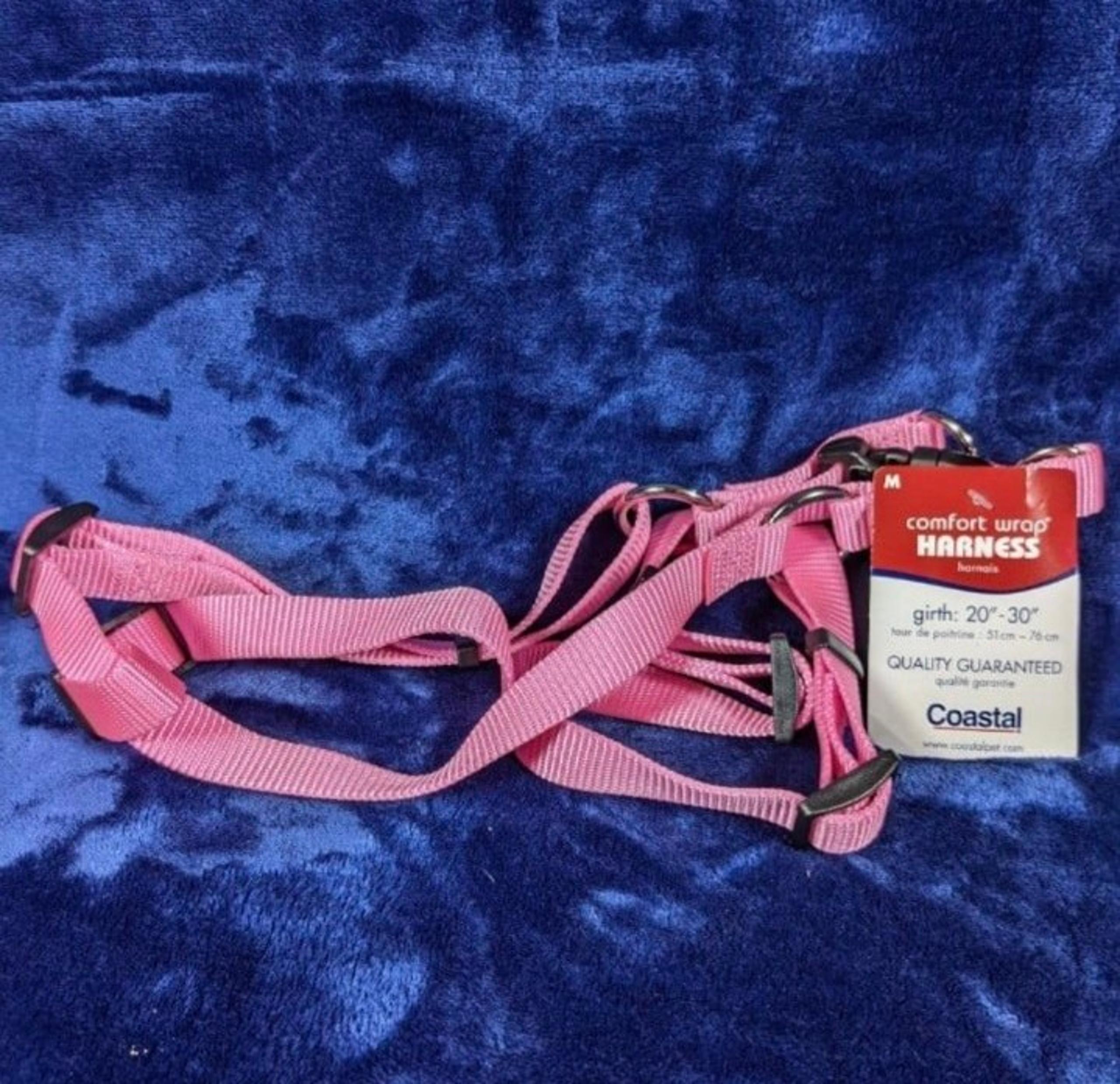 Comfort Wrap Choke Free Harness Pink