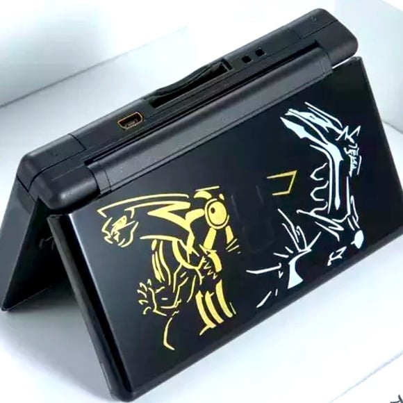 Rare VTG Pokemon Black Nintendo DS Lite Console System play DS/DSL/DSi/GBA games