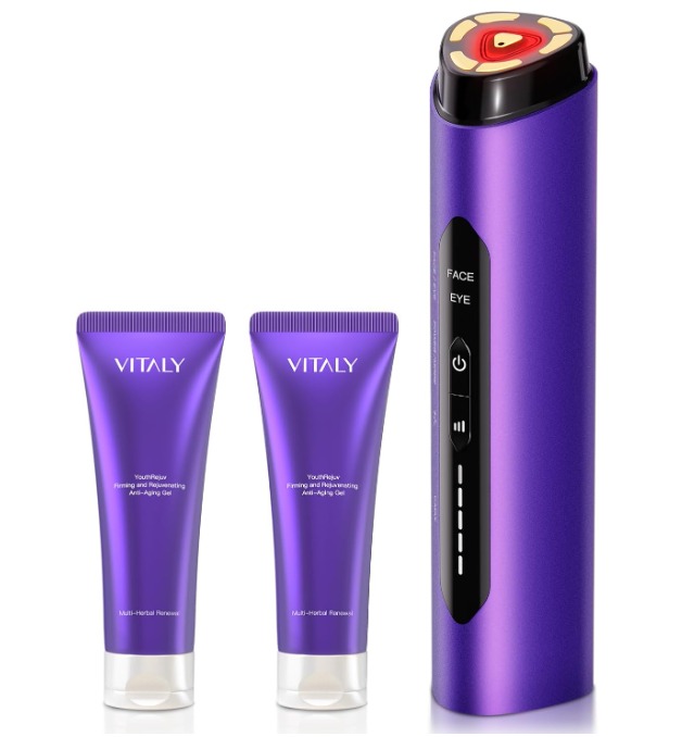 Skin Tightening Face Machine, Facial Massager Light Therapy for Face, 3 in 1
