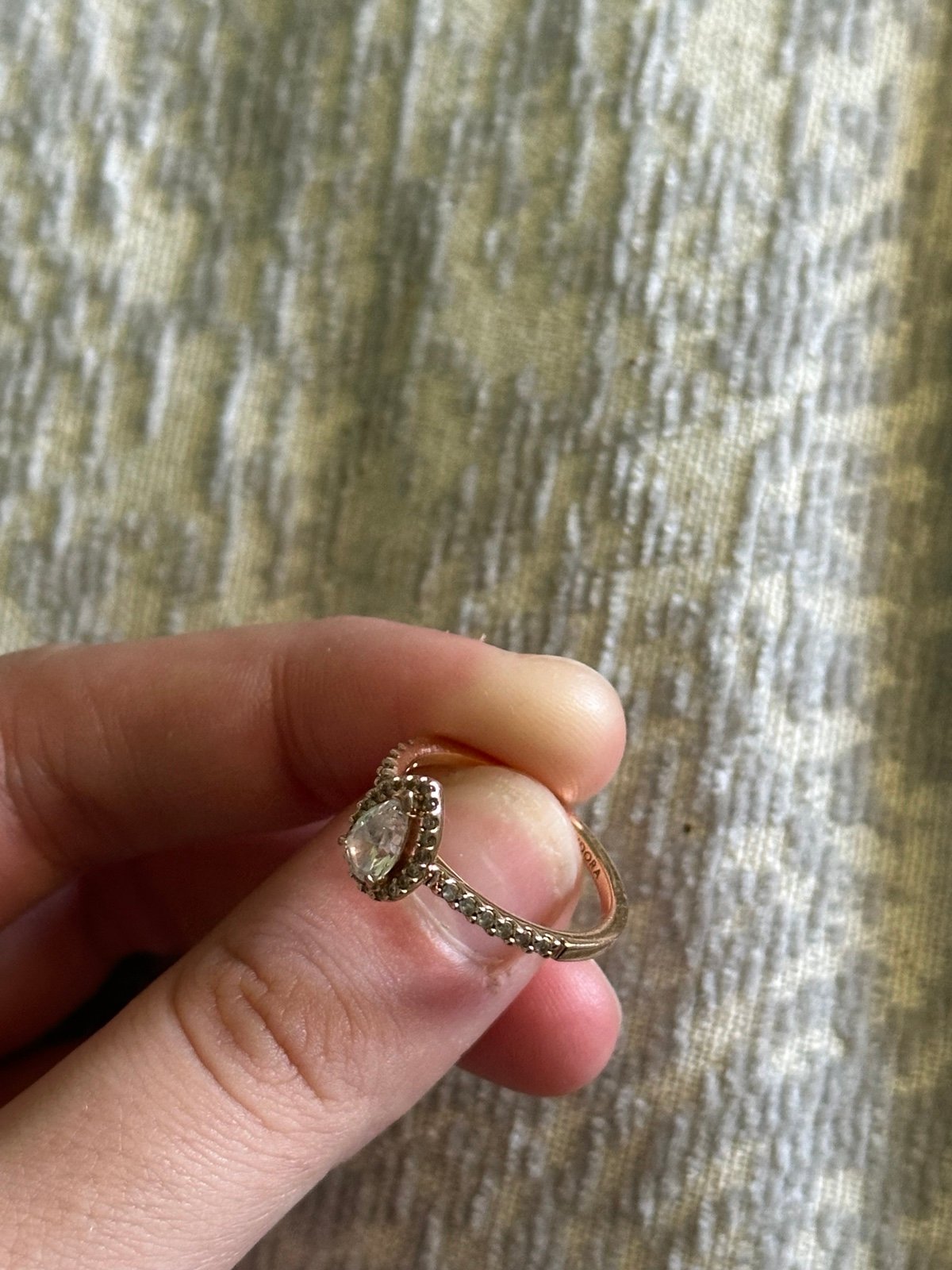 pandora ring rose gold size 7.5