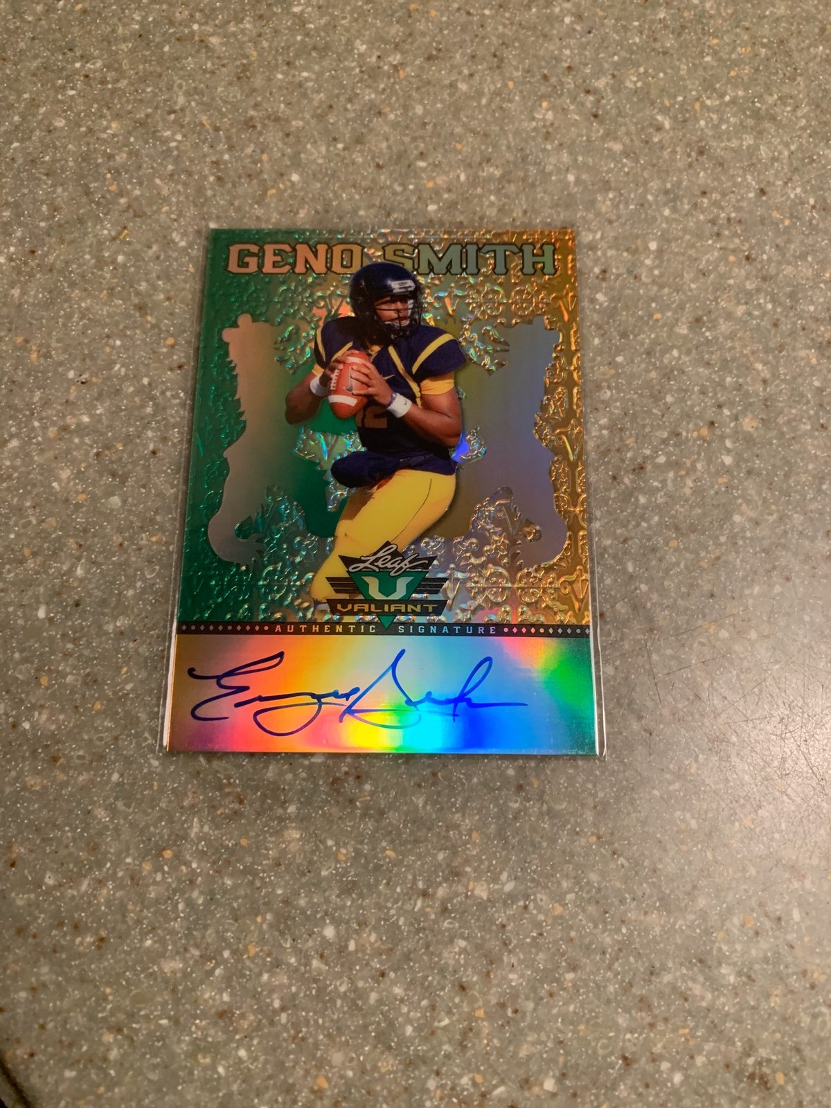 2013 Leaf Valiant Geno Smith Autograph