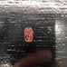 Japanese Lacquered Wood Serving Tray Makie Leaves Vtg Plate Square Black