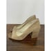 1.State Rianne Womens Slip On Open Toe Leather Sandals Tan Size 8