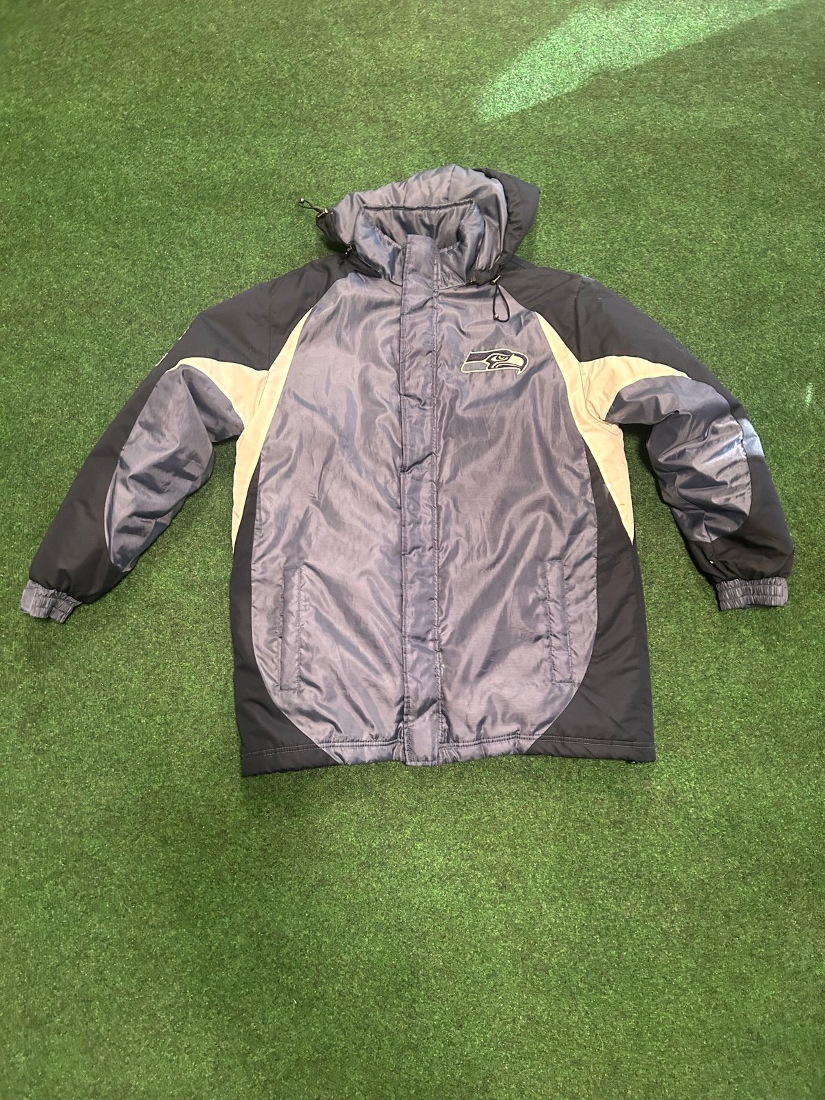 Vintage Seattle Seahawks puffer jacket