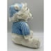 Disney Exclusive White Winnie the Pooh 12 Stuffed Plush Blue Sweater Snowflakes