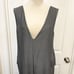 Anthropologie Cartonnier Jumpsuit Women Wide Leg Cropped Stripe V Neck MEDIUM