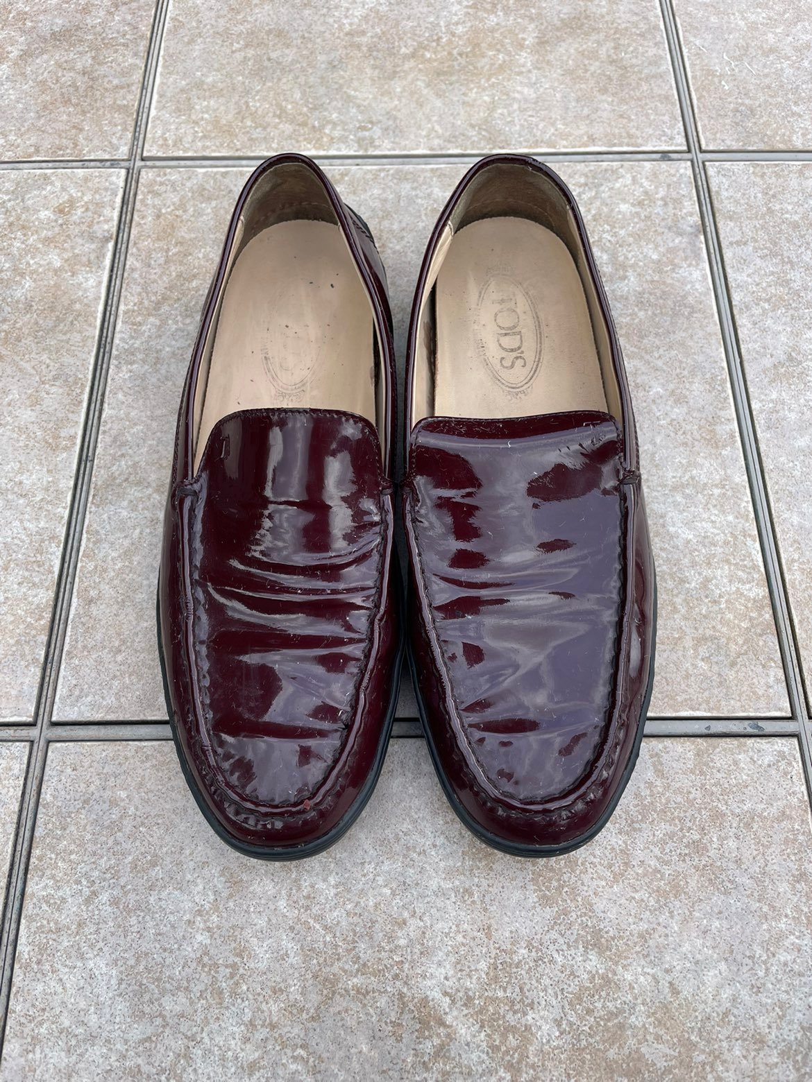 Tod's Patent Leather Loafers