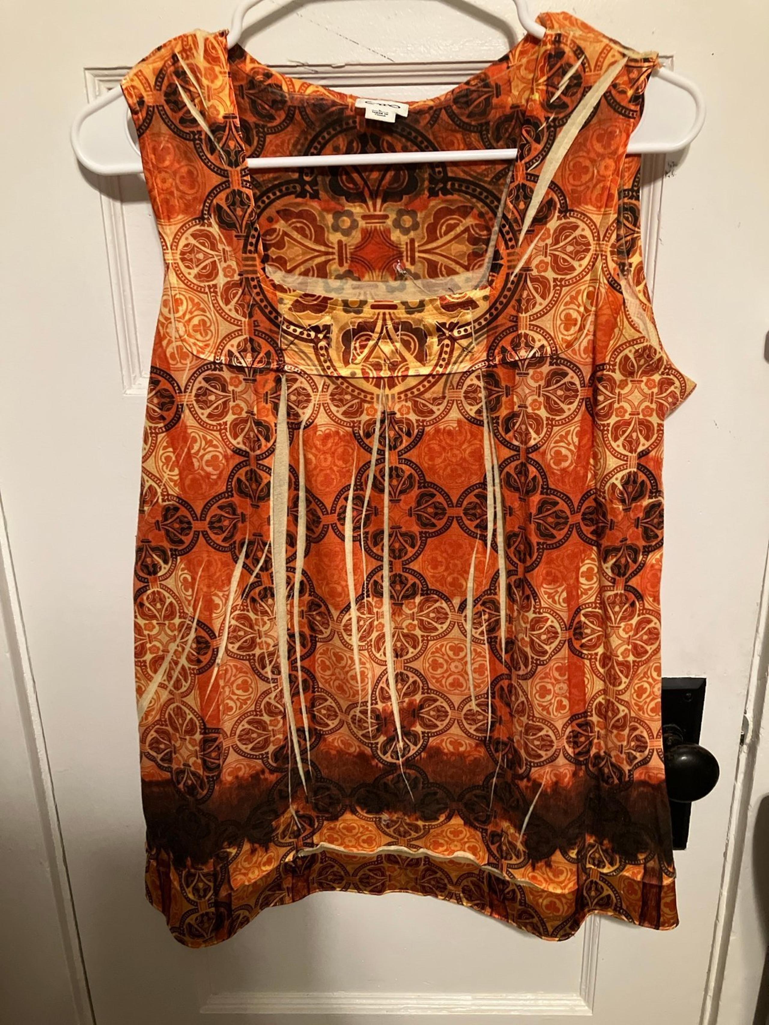 Vintage CATO sleeveless shirt