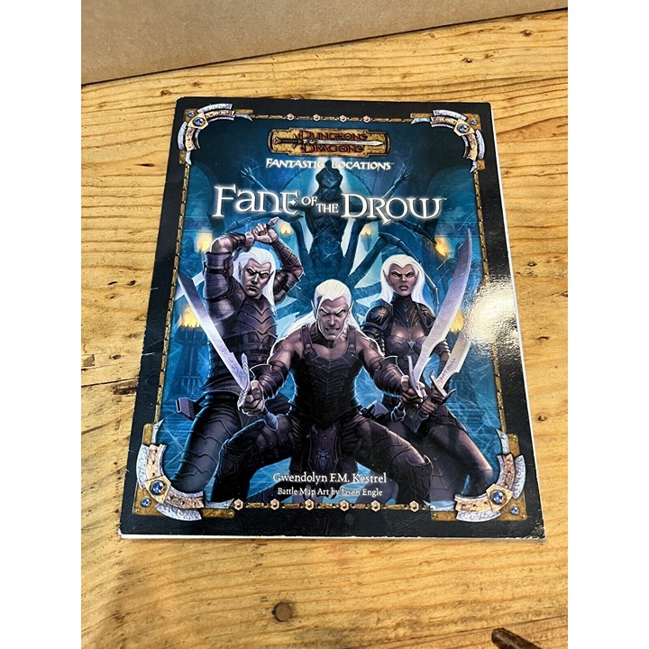 WOTC Dungeons & Dragons 3rd Ed Fane of the Drow EX