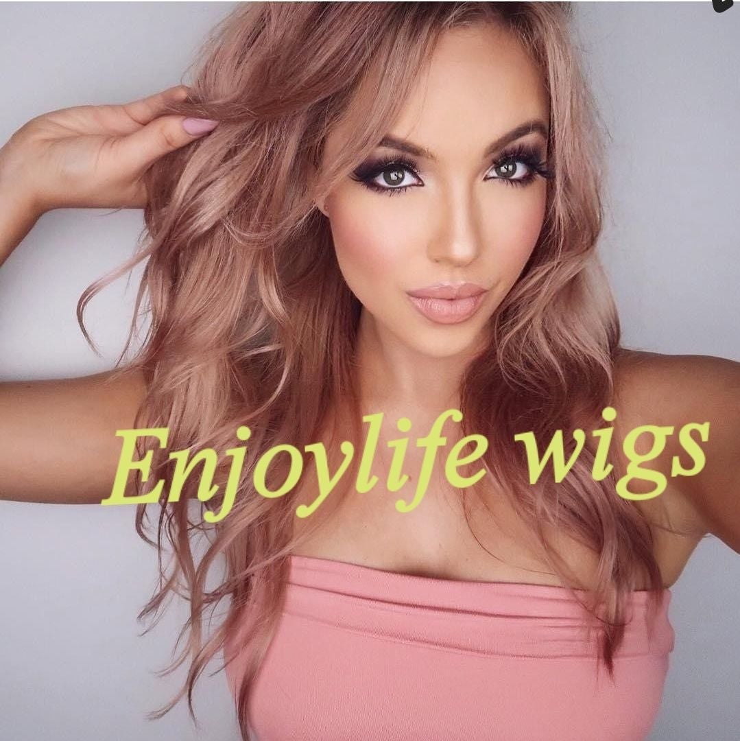 Human hair beach wave lace front wig