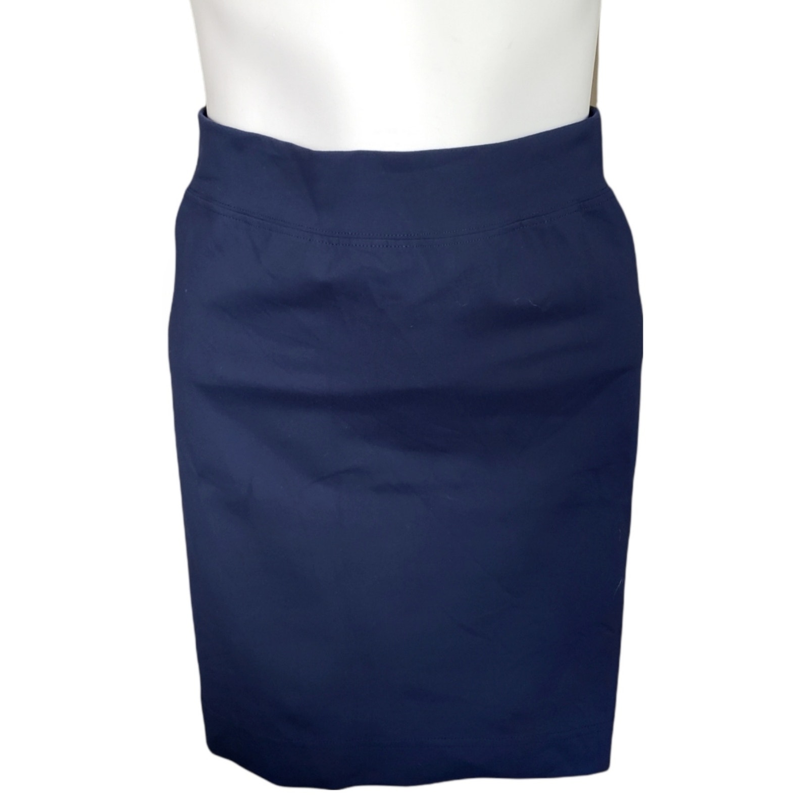 Hard Tail performance stretch athleisure pencil skirt midnight blue Girls L 14