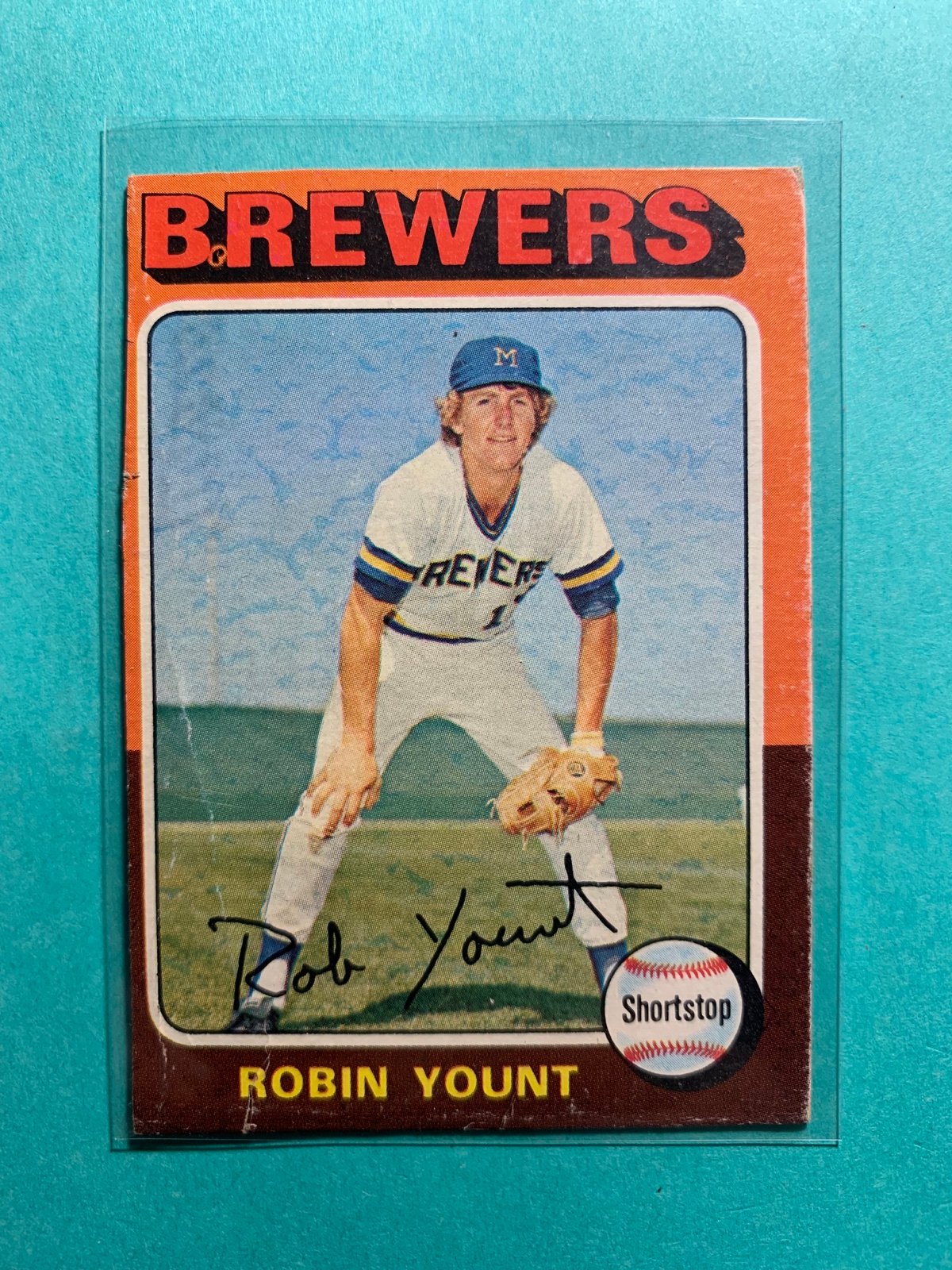 1975 Topps Mini Robin Yount 223 Rc Rookie Card