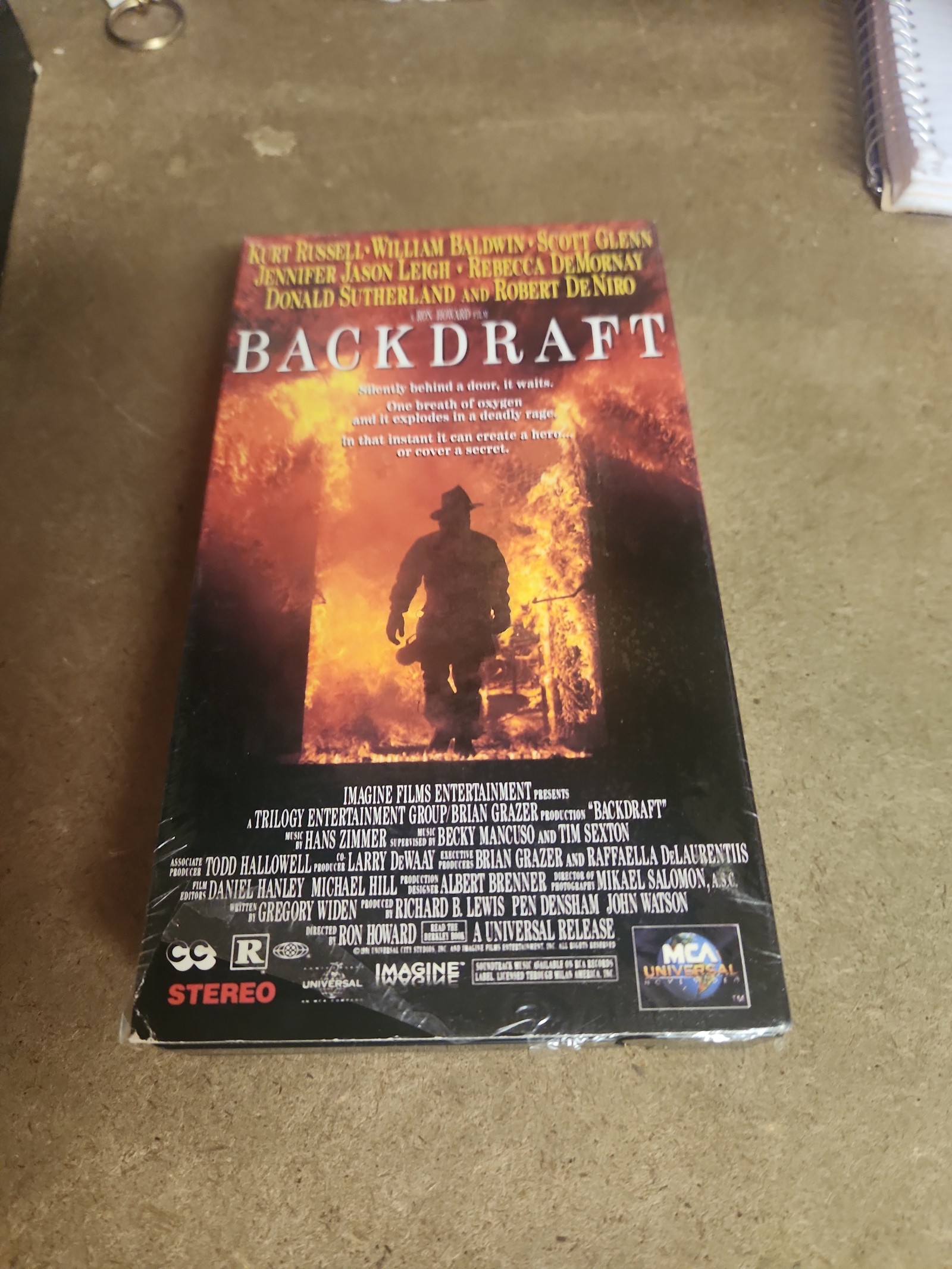 Backdraft VHS Movie 1991