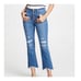 Madewell Cali Demi-Boot Distressed Raw Hem Jeans Size 25