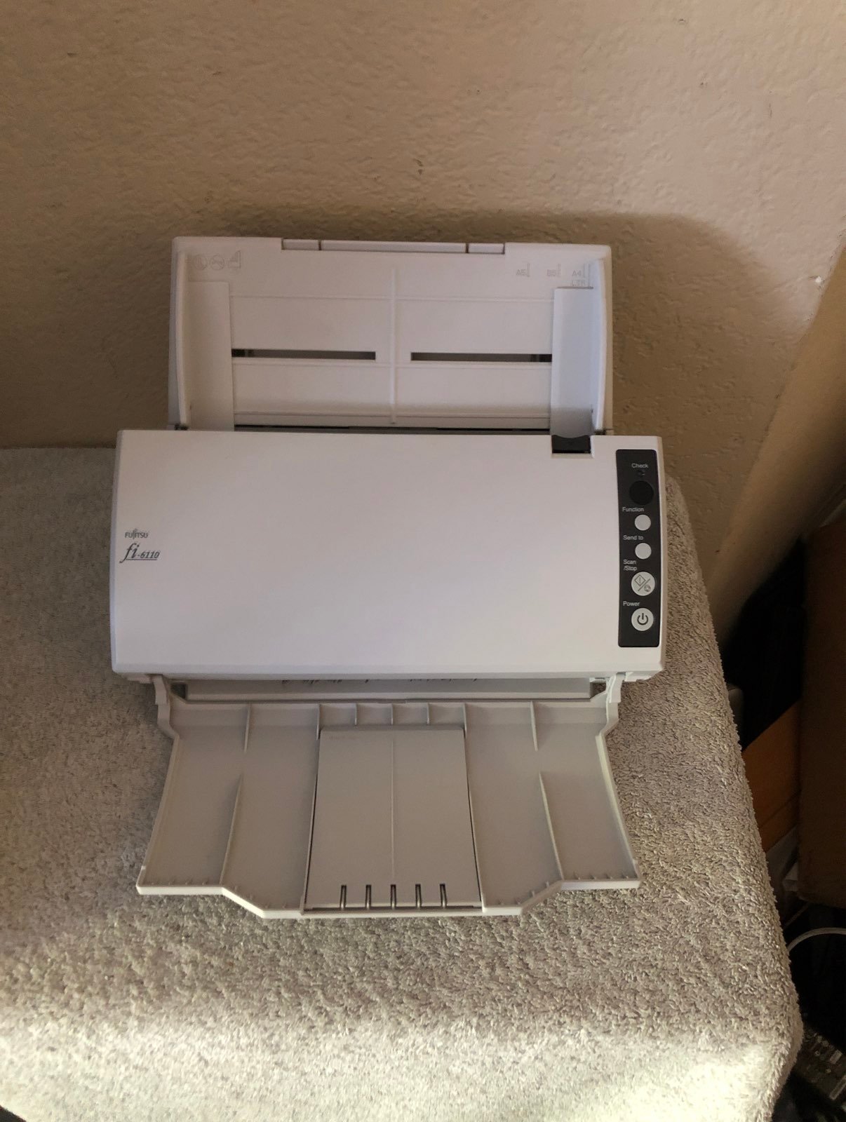 Fujitsu fi 6110 Sheetfed Scanner, Working, No Power Supply Included