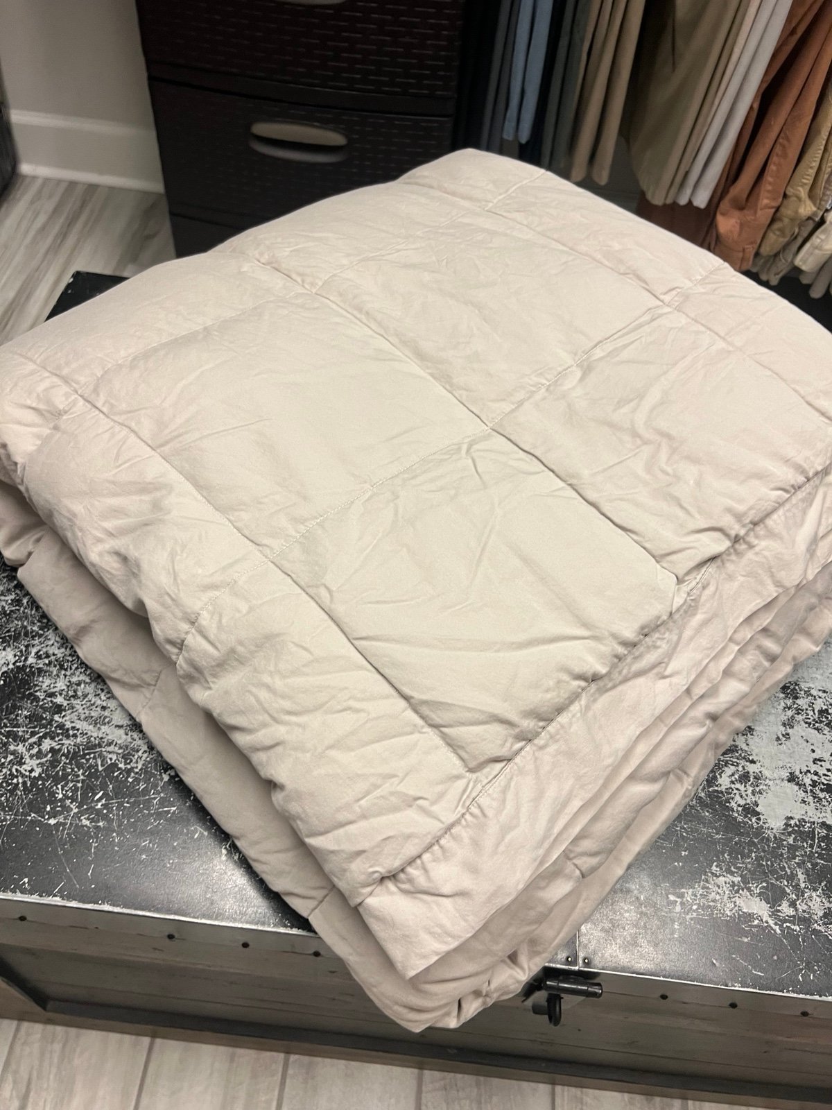 Restoration Hardware White Comforters Mercari