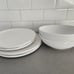 West Elm Stoneware Plates and Bowl Dinnerware Dining Set (2 of Each)