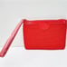 Giorgio Armani Beauty Makeup Cosmetic Bag Small Flat Red Pouch & Drawstring Bag