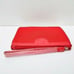 Giorgio Armani Beauty Makeup Cosmetic Bag Small Flat Red Pouch & Drawstring Bag